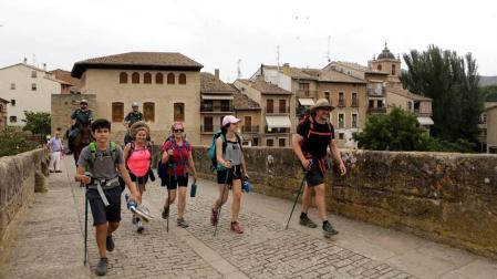 El Camino Francés a su paso por Pamplona