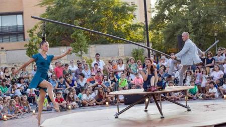 Fotos del XIII Festival de Circo de Navarra de este miércoles en Tudela.