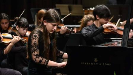 La joven donostiarra Sarah Pérarnaud.
