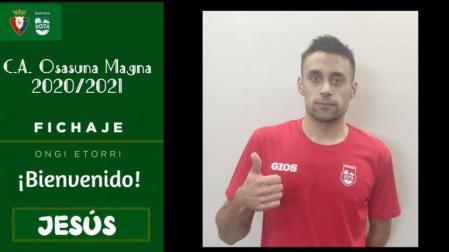 El burgalés Jesús Preciado se incorpora de forma definitiva a Osasuna Magna