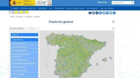 Previsión meteorológica para el 20 de agosto.