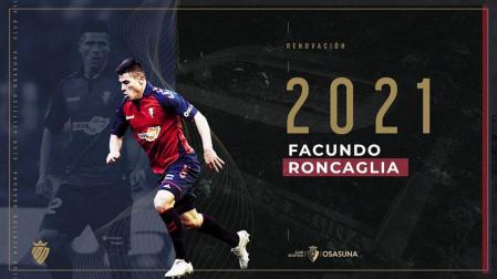 Roncaglia renueva hasta 2021