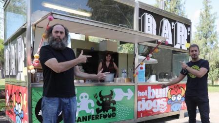 La playa de Pamplona y el chiringuito de Sanferfood