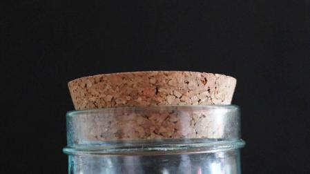 Vaso de salmón ahumado
