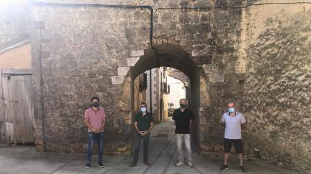 Firmado un convenio para el mantenimiento de la muralla medieval de Zúñiga