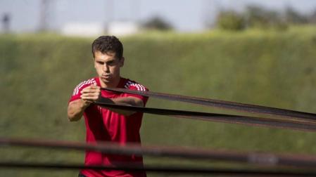 Suave sesión de Osasuna antes de recibir al Eibar