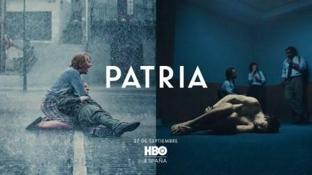 Cartel usado por HBO para promocionar la serie 'Patria' basada en la novela de Fernando Aranburu