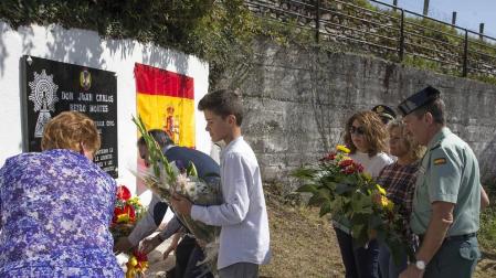 Homenaje en Leitza al cabo Beiro, asesinado por ETA hace 16 años