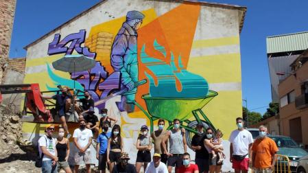 El arte crece en las calles de Cascante