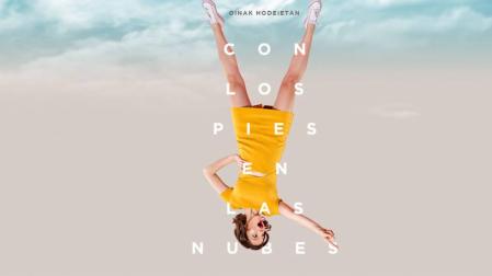 Cartel del programa cultural "Con los pies en las nubes"