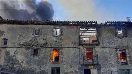 Incendio en Aspurz.