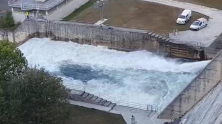 La Mancomunidad desembalsa las aguas del fondo de Eugi