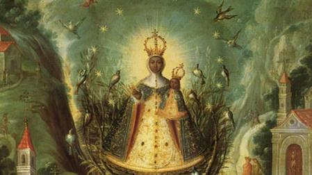 Imagen de la Virgen de Aránzazu