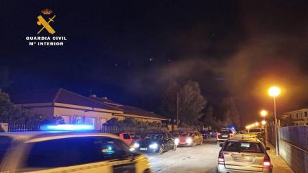 Operativo de la Guardia Civil para disolver la pedida de mano en Casalarreina