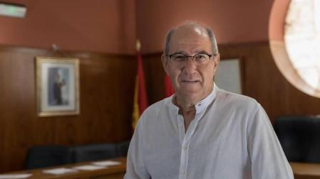 El alcalde de Murchante, Luis Sancho Martínez