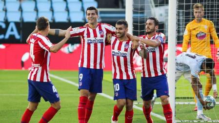 Un gol de Morata sostiene al Atlético en Vigo