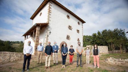 Concluye la restauración de la torre Dorrea de Irurita