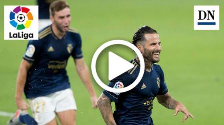 Resumen del Cádiz-Osasuna: gol de Rubén García