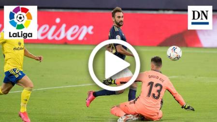 Resumen del Cádiz-Osasuna en vídeo: gol de Adrián