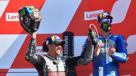 Morbidelli se estrena en San Marino con Mir en el tercer peldaño del podio