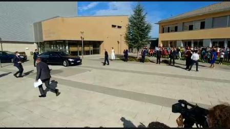 Llegada de la reina Letizia a Milagro
