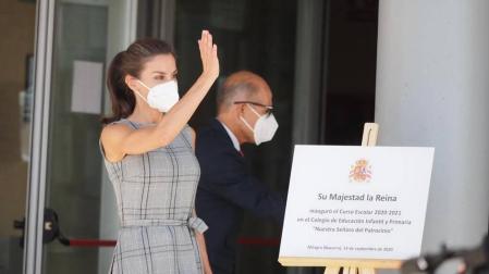 La Reina Letizia inicia en Milagro el acto de apertura del curso escolar