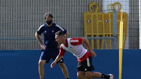 Unai García regresa de manera parcial con Osasuna