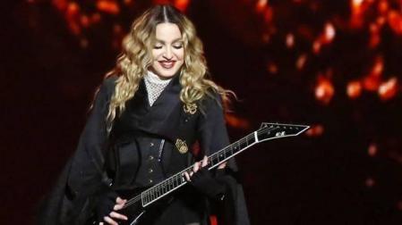 Madonna, durante un concierto