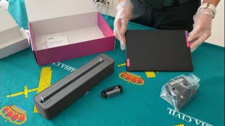 Una de las tablets robadas en el hotel que ha sido recuperada