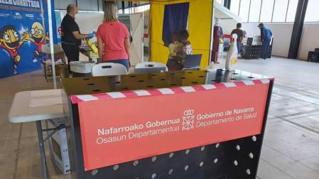 Espacio de Refena en el que se toman las muestras para realizar las pruebas PCR.