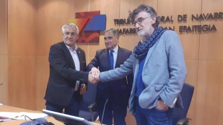 UGT, CC OO y CEN culpan al Gobierno foral de la falta de un Plan de Empleo