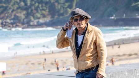 Johnny Depp llega al Festival Internacional de Cine de San Sebastián