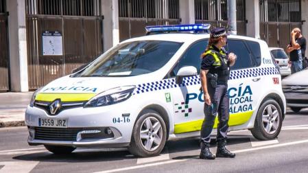 Una agente de la Policía Local de Málaga.