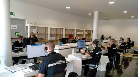 30 rastreadores del Ministerio de Defensa refuerzan el equipo de Navarra