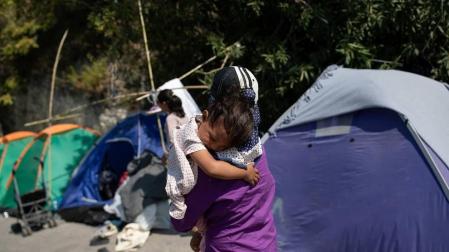 Recogida urgente de alimentos para Lesbos en Pamplona