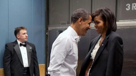 La primera cita de Barack y Michelle