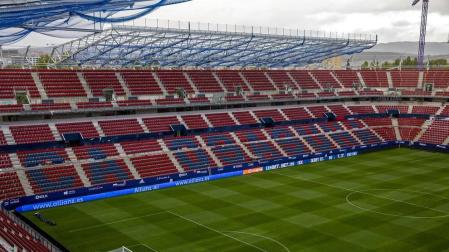 Todas las fotos de la reforma de El Sadar, que espera su estreno en este sábado en el primer partido  tras su ampliación