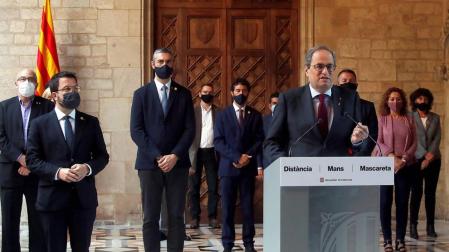 Torra pide que las próximas elecciones sean un plebiscito que "confirme" el 1-O