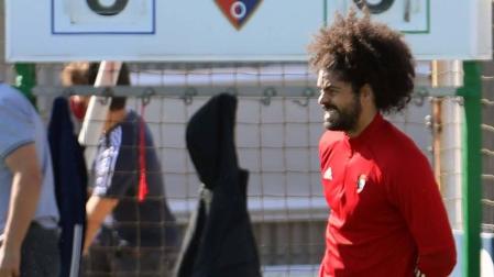 Aridane, este miércoles en Tajonar.