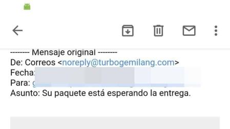 Alertan de una estafa en nombre de Correos para acceder a datos bancarios de particulares