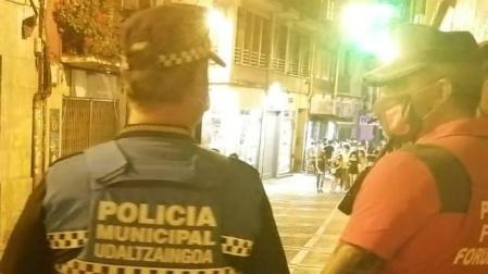 Propuestas para sanción 46 personas en el 'juevintxo' en Pamplona