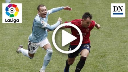 Resumen del Osasuna-Celta en vídeo