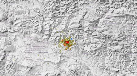 Tres nuevos temblores durante esta madrugada en Navarra, uno de 2,5 grados