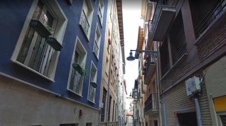 Calle Lindachiquia de Pamplona.