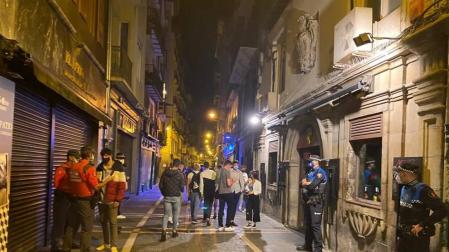 Propuestas para sanción 77 personas en el 'juevintxo'