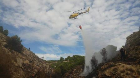 Extinguido un incendio de vegetación en Valtierra