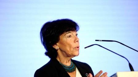 La ministra de Educación y Formación Profesional, Isabel Celaá
