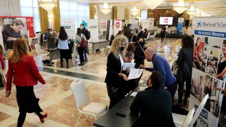 Medio millar de personas visitaron la VI edición de Navarra Jobs