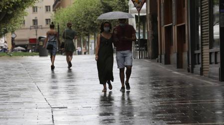 Temporal otoñal con frío, lluvia y cierzo