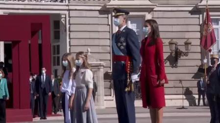 Los reyes presiden un atípico 12-O